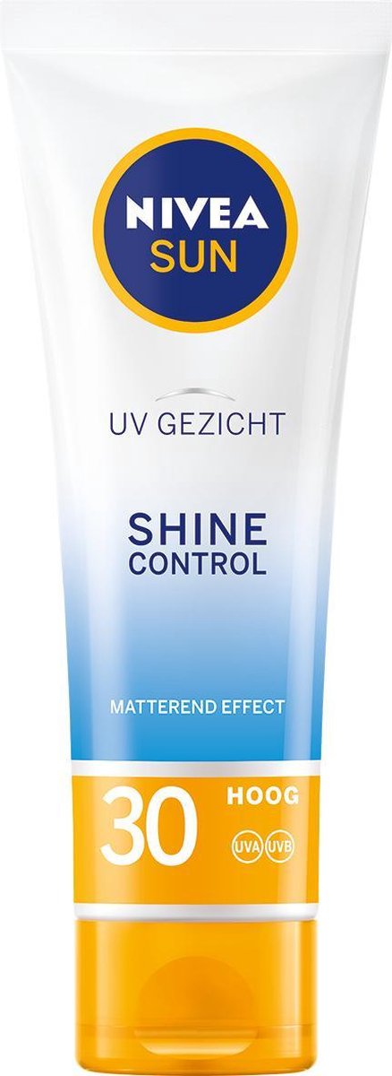 NIVEA SUN Gezicht Shine Control Matterende Zonnecrème SPF 30 - 50 ml