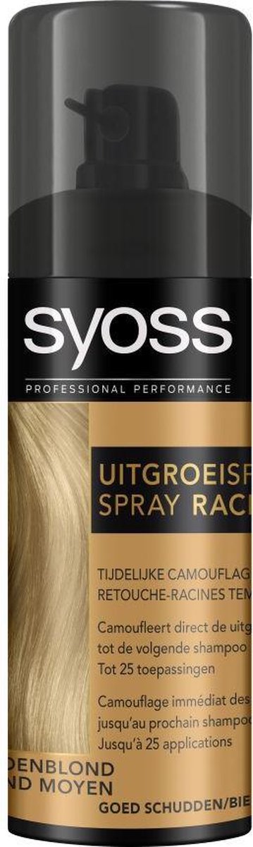 Syoss UitgroeisprayDonkerblond 3x