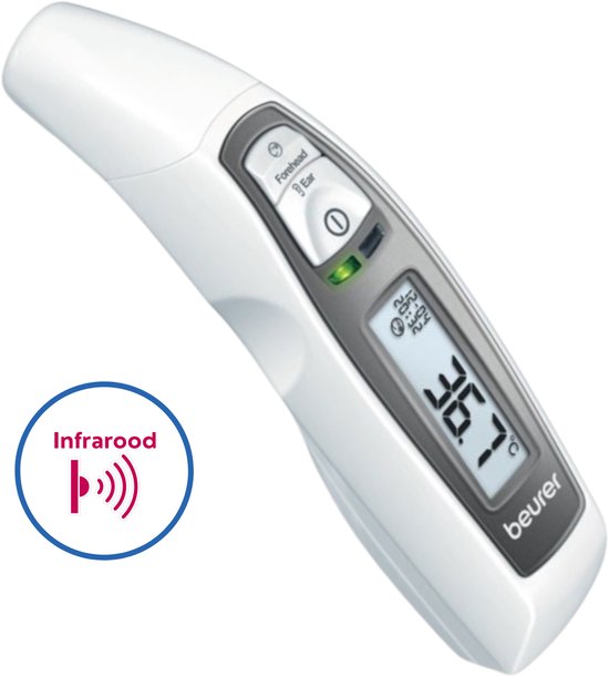 Beurer FT 65 infrarood thermometer voorhoofd en oor