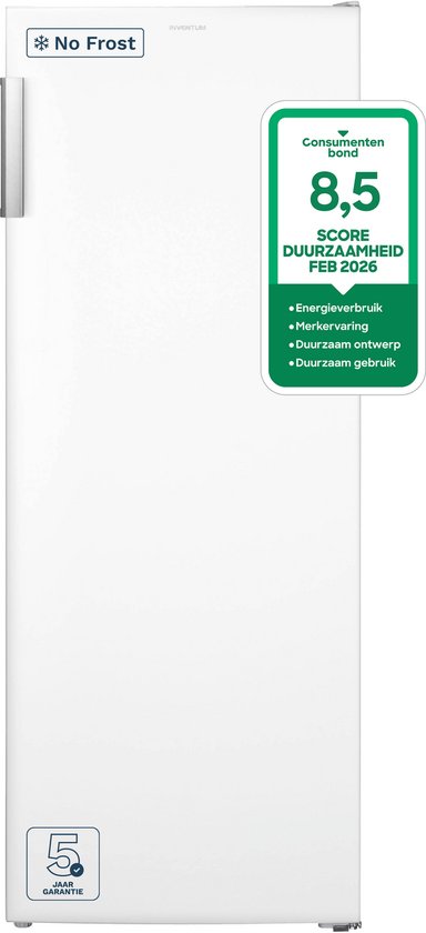 Inventum VR1430W kastmodel vriezer No Frost 161 liter wit