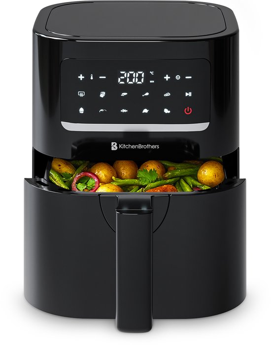 KitchenBrothers mini airfryer 3,3 liter compact