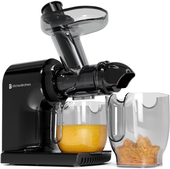 KitchenBrothers slowjuicer compact 500ml zwart