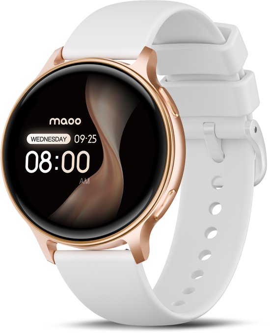Maoo Ventura 2 Smartwatch Dames Rose Goud met ingebouwde GPS