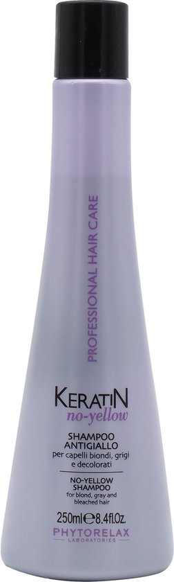Phytorelax Keratin No-Yellow zilvershampoo 250 ml