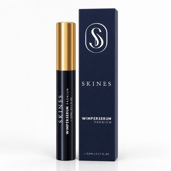 Skines Wimperserum Premium 3ml flacon voor wimpers en wenkbrauwen